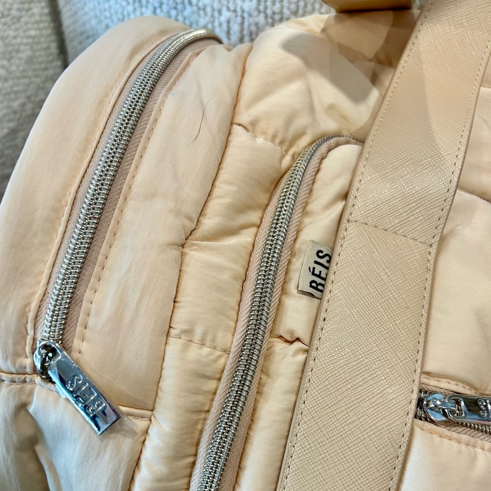 BEIS Beige Mini Duffle Travel Bag - Picture 4 of 5